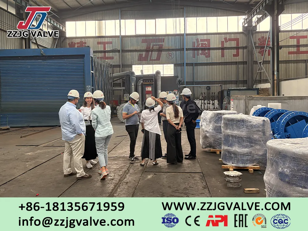 Испанский клиент посетил завод ZZJG VALVE